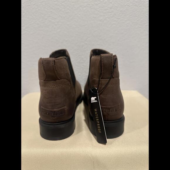 New Sorel III Chelsea Waterproof Leather Boots Women's Size 8 - Picture 5 of 7